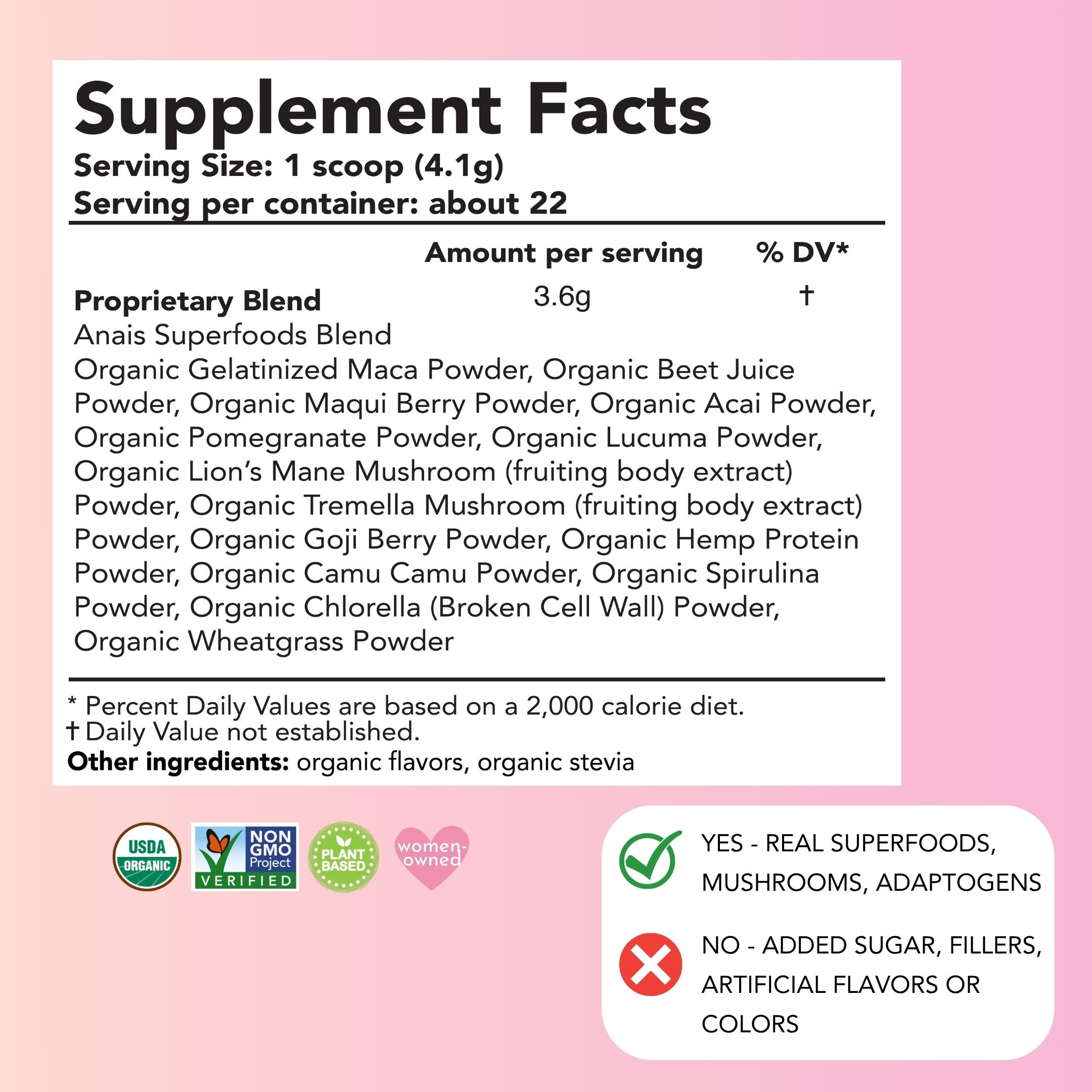 BEAUTY x BRAINS® jar (Fresh Berry)