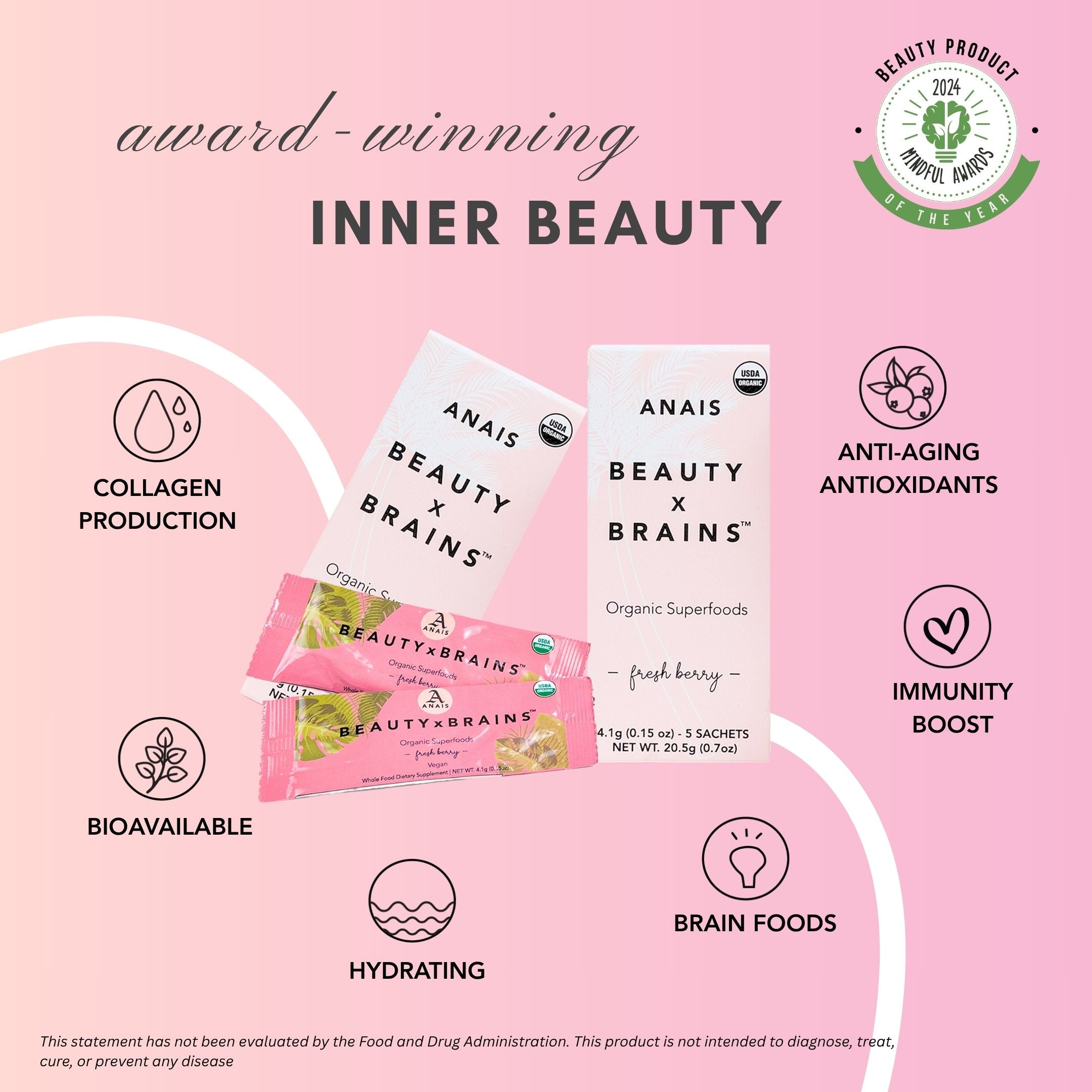 Beauty Sachets (box of 5 single sachets)