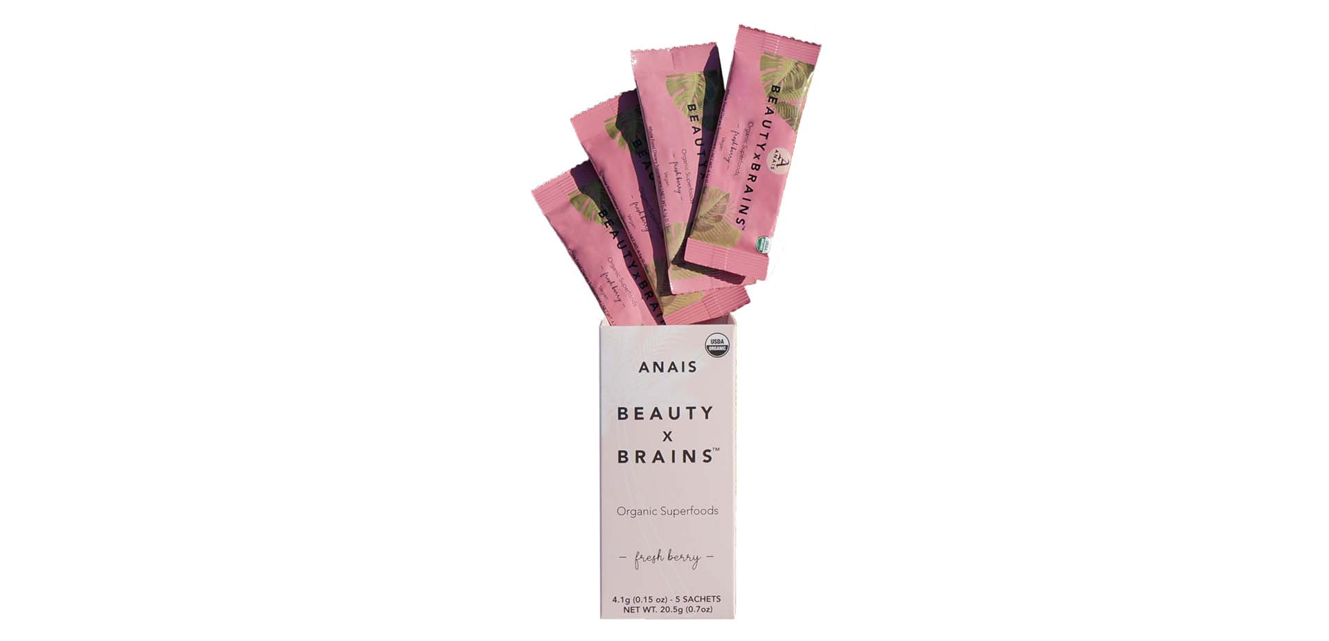 Anais inner beauty superfood sachets. Travel wellness essentials