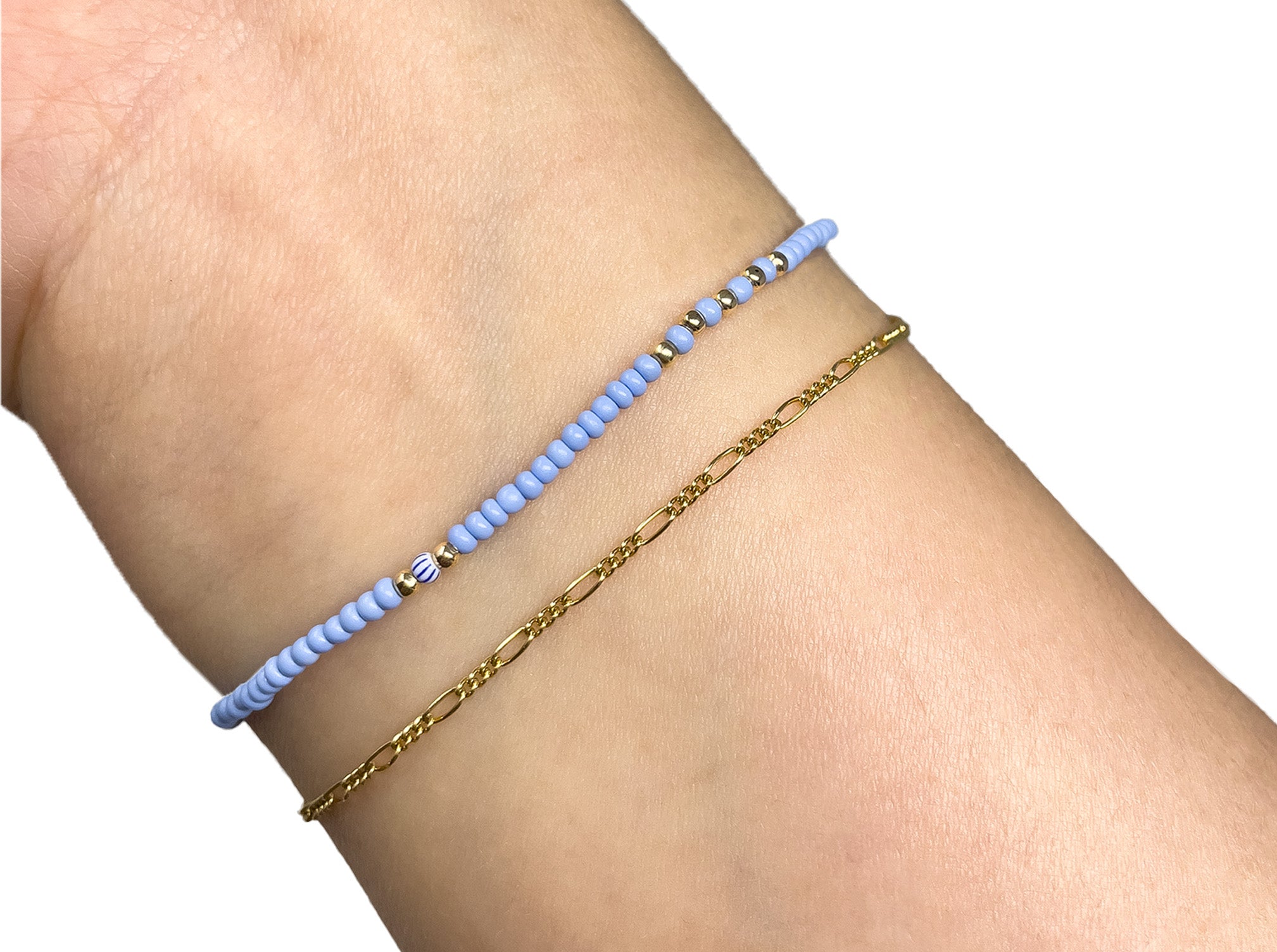 Periwinkle Bracelet + Beauty Sachets Set