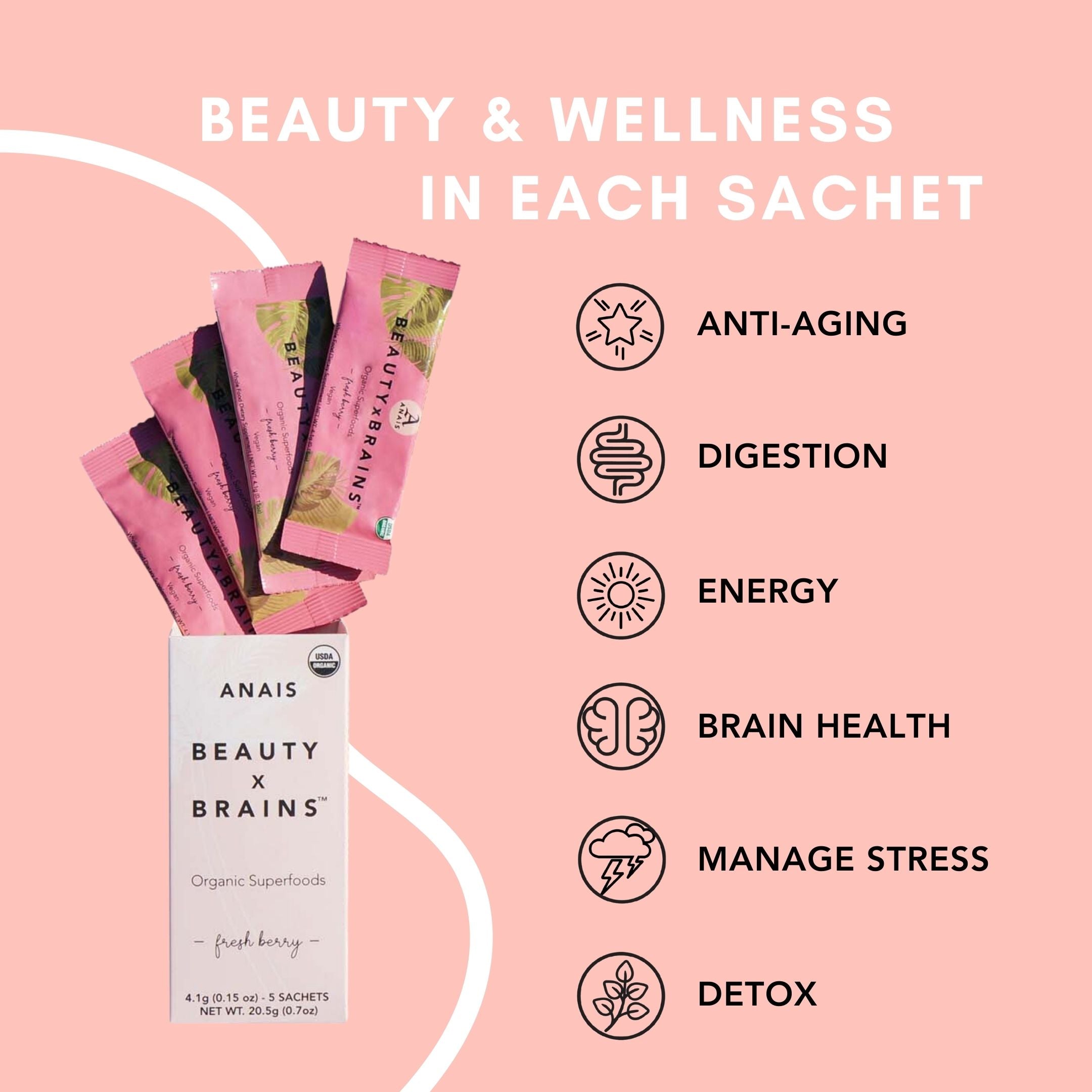 Beauty Sachets (box of 5 single sachets)