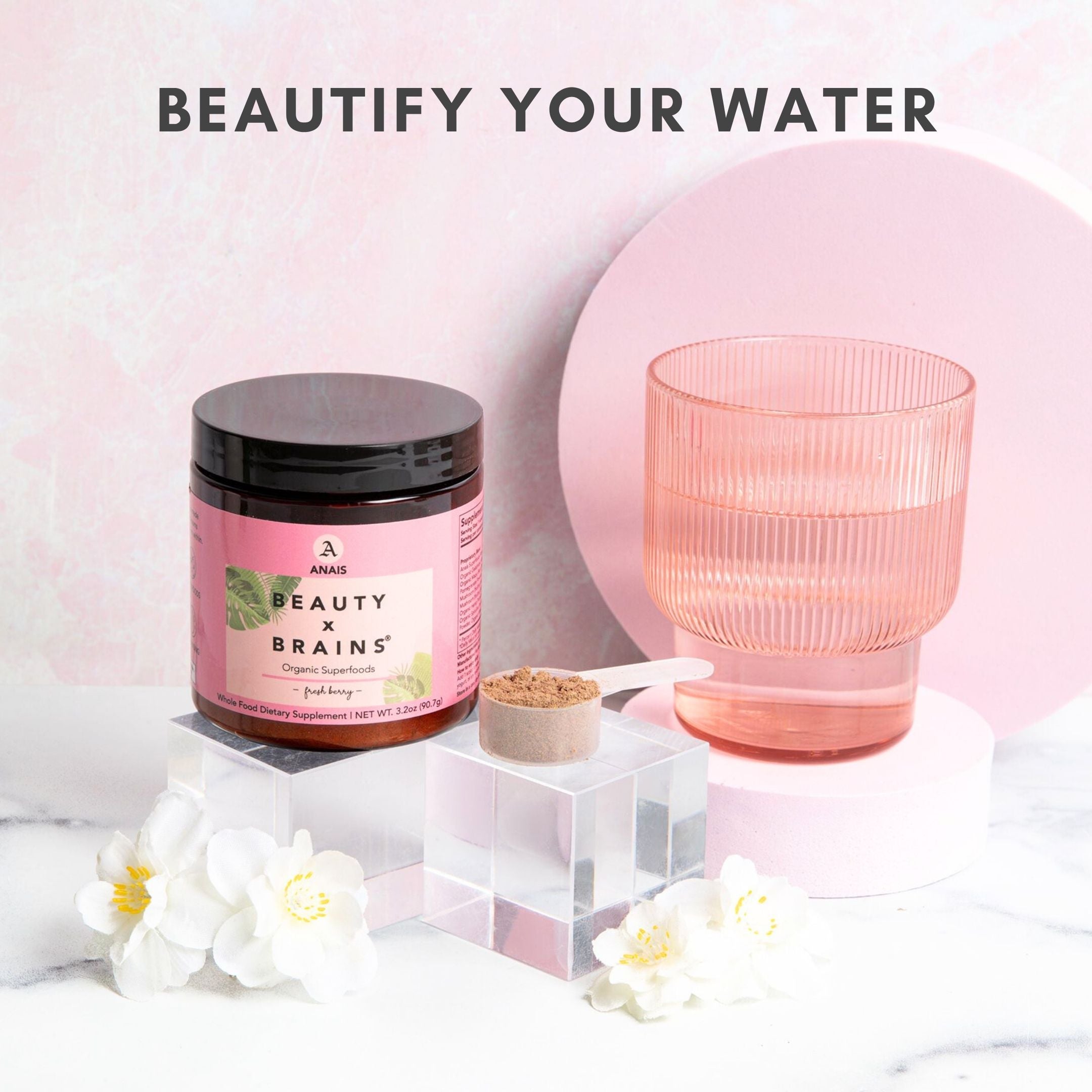 BEAUTY x BRAINS® jar (Fresh Berry)