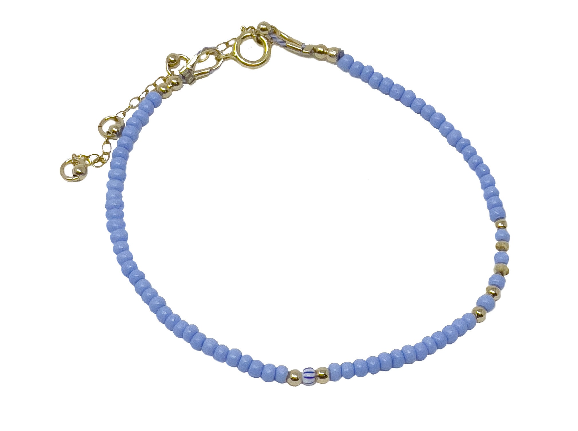 Periwinkle Bracelet + Beauty Sachets Set